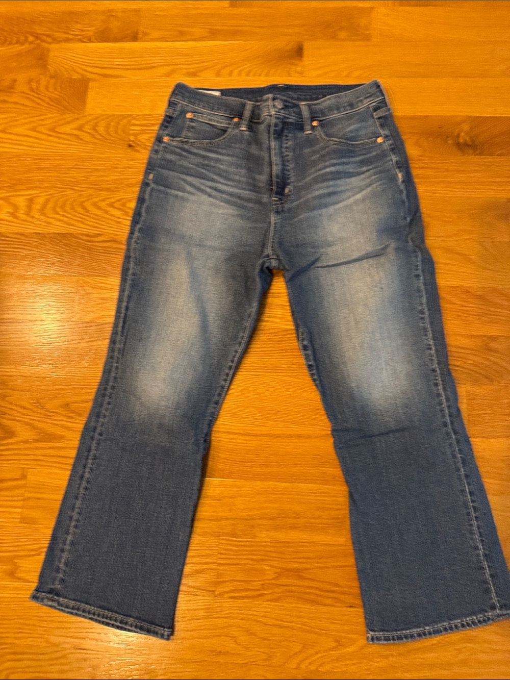 GAP Kick Fit High Rise Jeans - Mid Wash - 12 Short